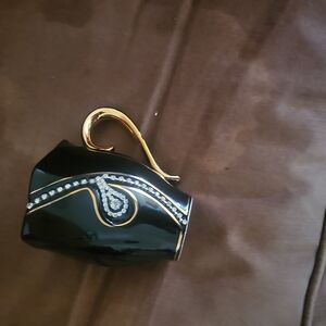 Elegant Black and Gold Women's Bag